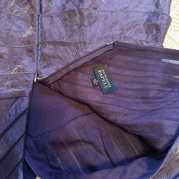 Beautiful purple dress worn once. Size 14. Have matching shoes size 10 - Picture 3 of 3